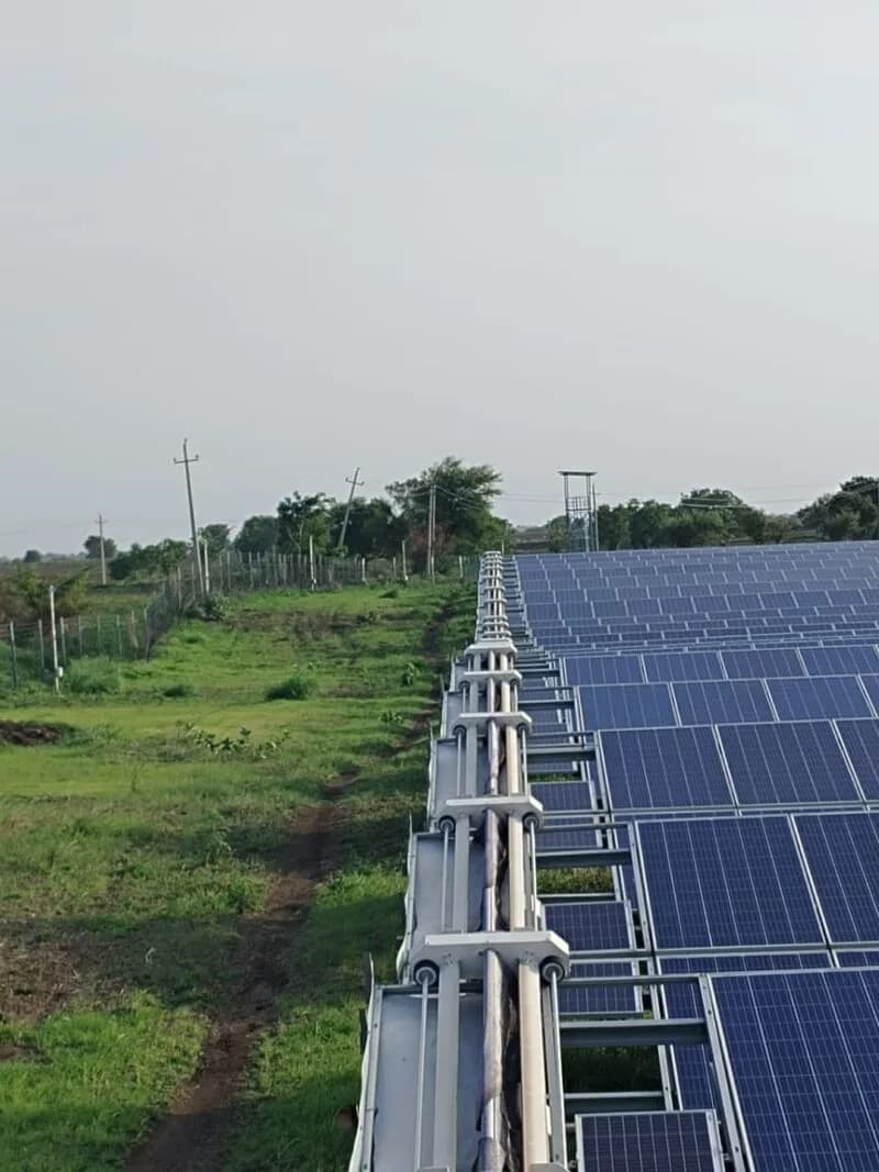 Taypro autonomous solar panel cleaning robot, waterless utility-scale cleaning