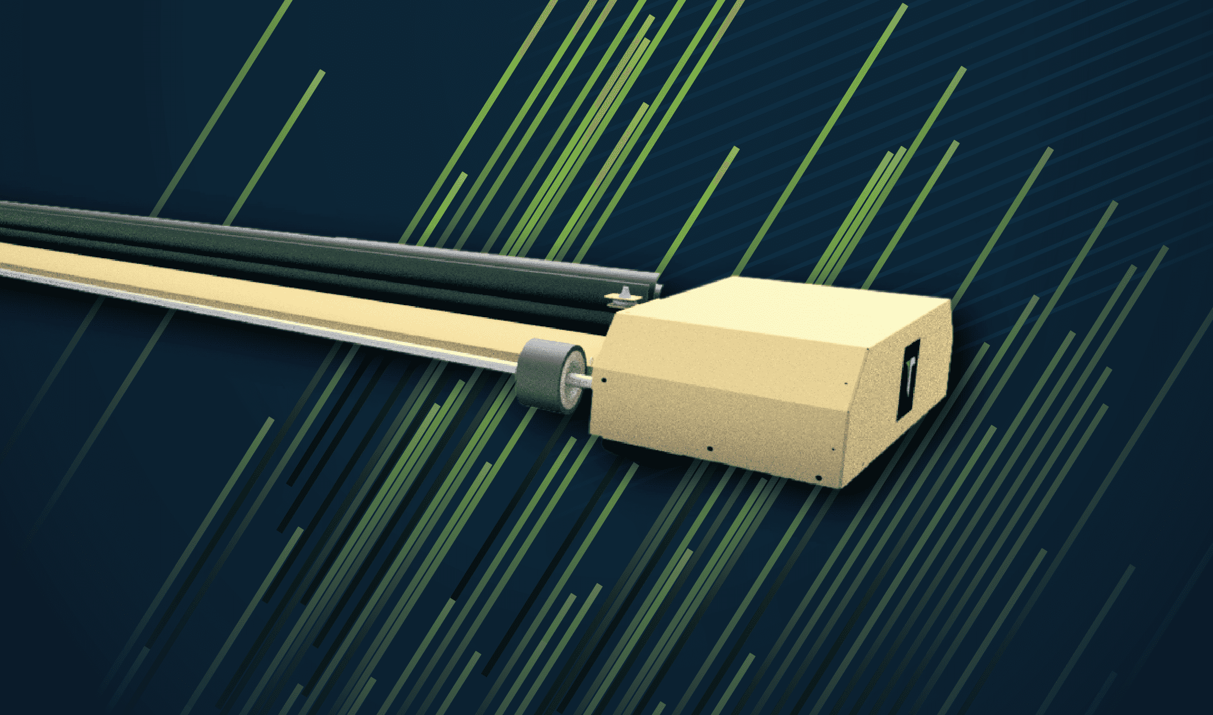 Model-A - Solar Panel Cleaning Robot by Taypro Taypro Automatic Solar Panel Cleaning Robot - AI-enabled autonomous cleaning system for solar farms